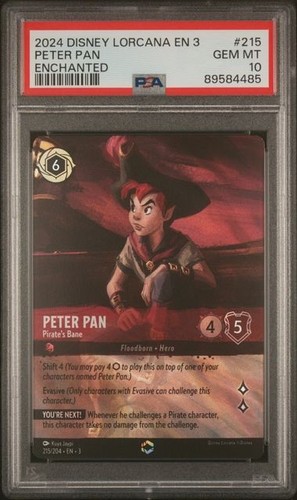 Peter Pan - Pirate's Bane graded PSA 10 for sale on eBay