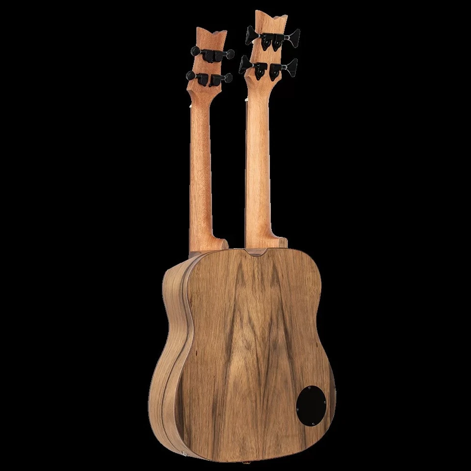 ORTEGA HYDRA Double Neck Tenor Ukulele, 4/8 Acoustic/Electric with Case - Image 3 of 4