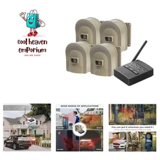1/2 Mile Driveway Alarm Wireless Sensor System & Driveway Sensor Alert System...