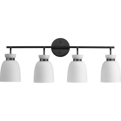 Progress Lighting P300487 Lexie 4 Light 30''W Vanity Light - Black