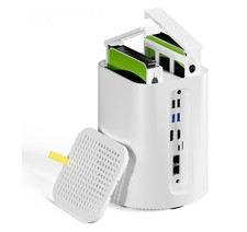 AOOSTAR R1 – Intel N100 2-bay dual 3.5" SATA HDD NAS barebones mini PC