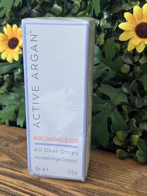 Active Argan Moroccan Orange Blossom All Over Drops 1oz ~ NIB SEALED