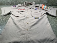 Boy Scouts of America BSA Sz. Youth Large SS Traditional Uniform Shirt Tampa Bay