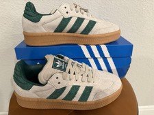 Adidas Samba XLG Putty Grey Collegiate Green Mens 8.5 NEW Authentic   