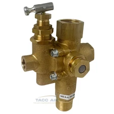 1/2" Inlet/Outlet Air Compressor Pilot Unloader Check Valve Combo 95 - 125 PSI