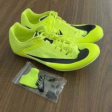 Nike Rival Track  Field Sprint Spikes Mens size 11 Volt Black DC8753-700  75 