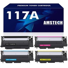 4-Pack Cartouche de 117A Toner Compatible pour HP Color Laser MFP 178nw 179fn...