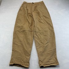 Zara Wide Leg Carpenter Pants Women  s US 4 Camel Workwear Utility