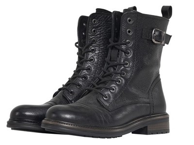 John Doe Jackie High Gheel Motorradstiefel Damen (schwarz) Gr: 38