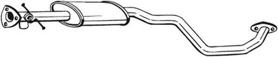 Mittelschalldämpfer BOSAL 282-129 für DAEWOO CHEVROLET REZZO U100