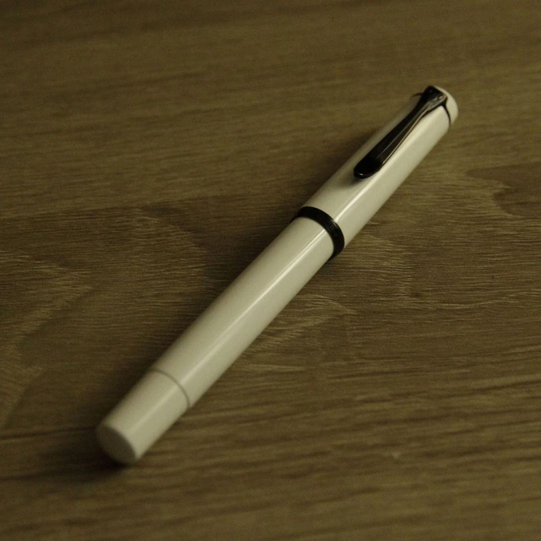 Pelikan M100 Fountain Pen White Black Stormtrooper EF Nib Rare