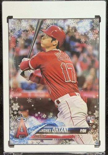 Topps 2018 Holiday Shohei Ohtani Rookie Insert #HMW17 Los Angeles Angels CLEAN