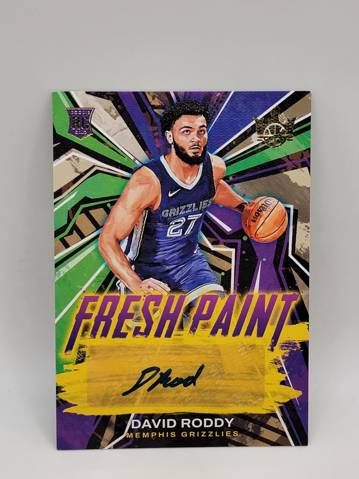 2022-23 Panini Court Kings - Fresh Paint David Roddy #FP-DRM /199 (AU, RC)