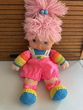 Rainbow Brite Tickled Pink Vintage 1983 Hallmark Baby Bright Doll Pink Hair 14"