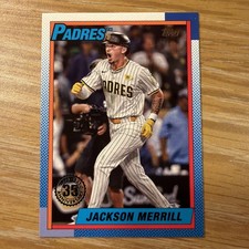 2025 Topps Series 1 - 1990 Topps Baseball Jackson Merrill #T90-64