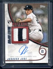 2025 Topps Jackson Jobe #MLMA2-JJ Relic Patch Red Auto #1/5 Detroit Tigers