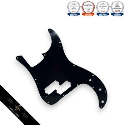 Greco PB450 Schlagbrett schwarz glänzend 3 Stück 13 Schraubenlöcher