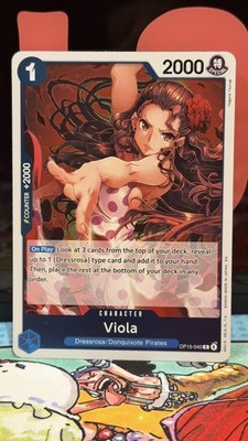 ONE PIECE CARD GAME ENGLISH Viola OP15-040 R OP15 Near Mint