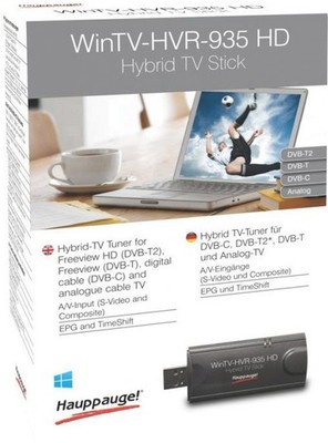 Hauppauge WinTV-HVR-935HD  TV-Stick Aufnahmefunktion, mit DVB-T Antenne, mit ...
