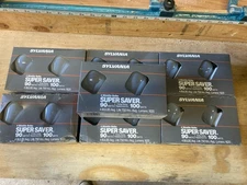 28 Bulbs Sylvania Super Saver Old style light Bulbs 100 Watts Only uses 90 Incan