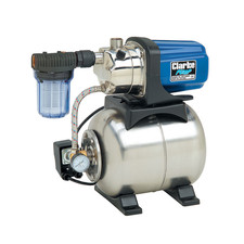 Clarke BPT1200SS 1" 1200W 61Lpm 46m Head Stainless Steel Booster Pump (230V)