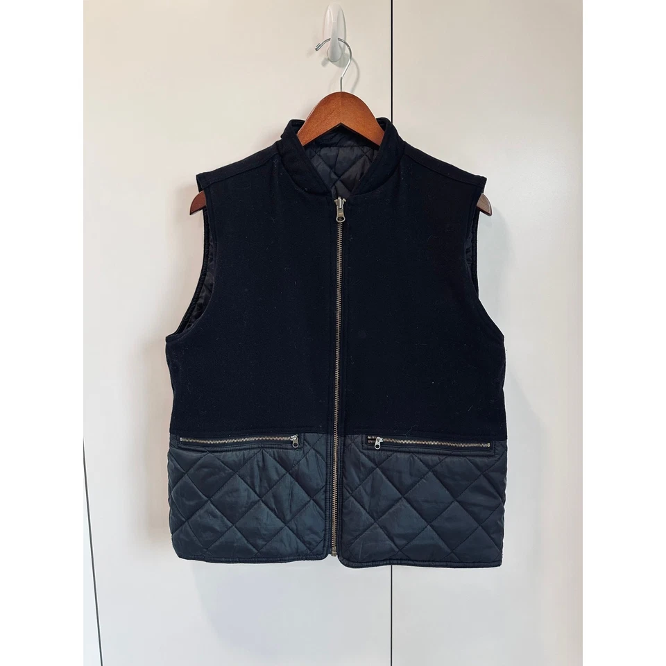Chaleco de Colección para Mujer Exterior Acolchado Lana Reversible Negro Talla M Capa Woolrich Foto 2 de 4