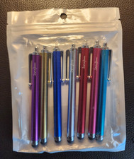 NEW factory sealed StylusHome brand Rubber Tipped Stylus 7 Multicolor free shipp