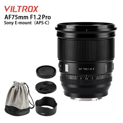 Viltrox 75mm F1.2 Pro Autofocus Large Aperture Lens for Sony E ZVE10 ZVE 10 A640