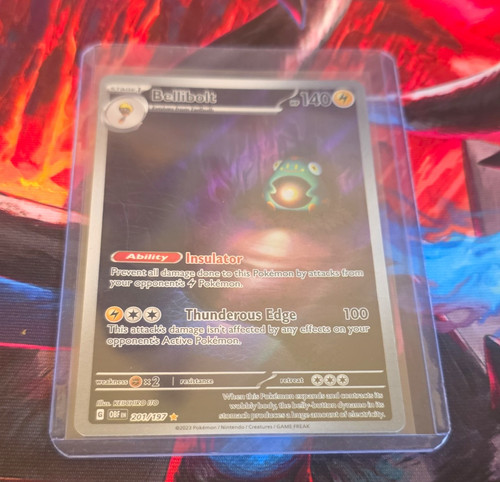 The Pokémon Company Bellibolt 201/197 SV03 Obsidian Flames Holo IR EN 140HP