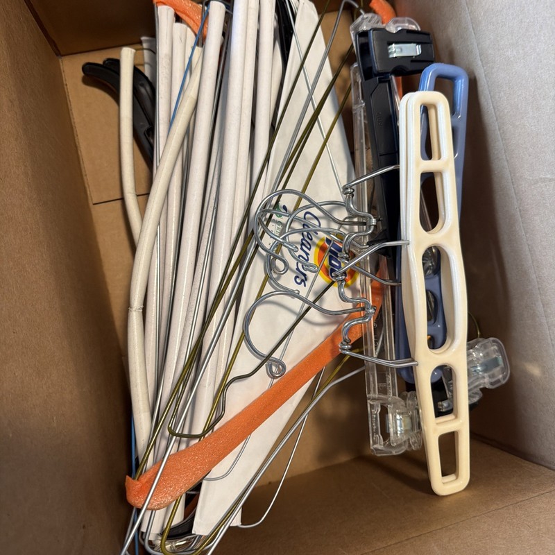 Box Of 46 Assorted Hangers