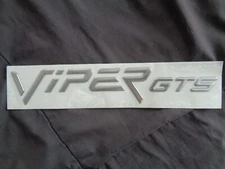 MOPAR 4848943AA 1998-2002 DODGE "VIPER GTS" HOOD DECAL EMBLEM OEM NEW!