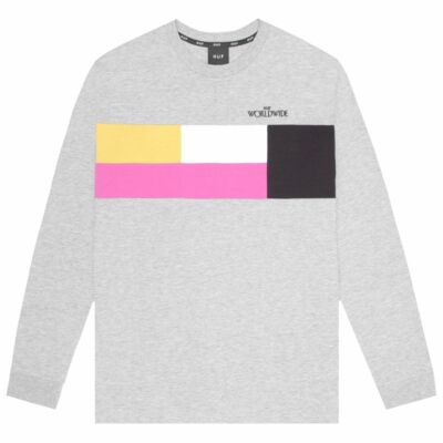 HUF Men's Lightweight Crewneck TRANSITION - GRH - Medium - NWT