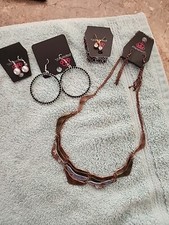 BRAND NEW Paparazzi Jewelry Lot of 5 Necklace And Earrings Pierced Gorgeous 