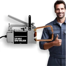 120 Volt Spot Welder Portable Air-Cooled Compatible with Chicago Electric Weldi