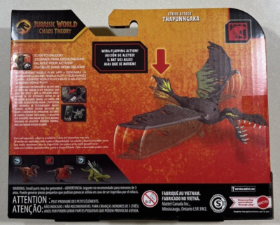 Jurassic World Thapunngaka Shawi Attack Bite Dinosaur Toy - Realistic Biting Action For Kids 4+