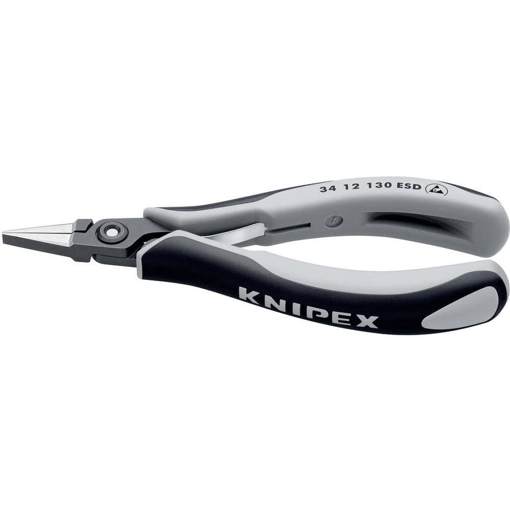 Pince à becs plats droite Knipex 34 12 130 ESD antistatique de 135 mm