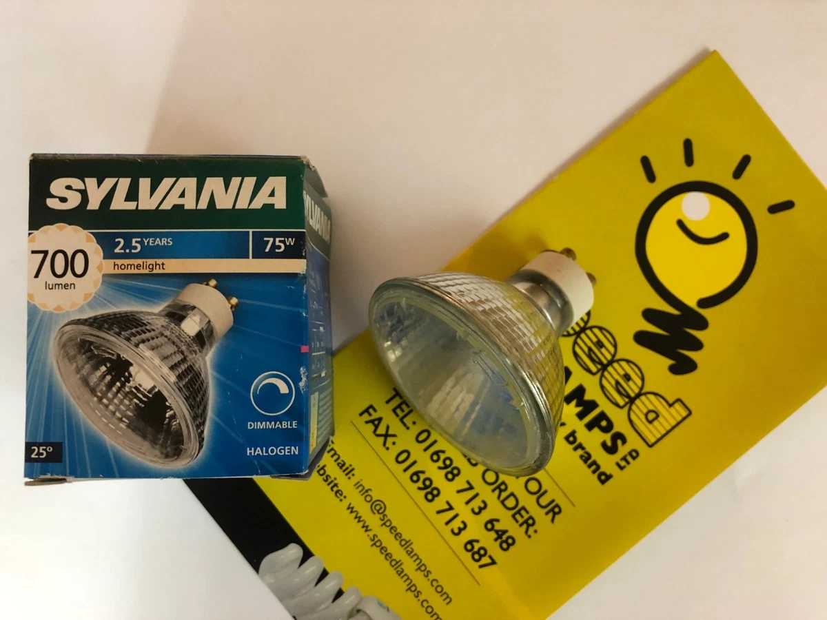 Sylvania hi spot sale es63 gu10 75w