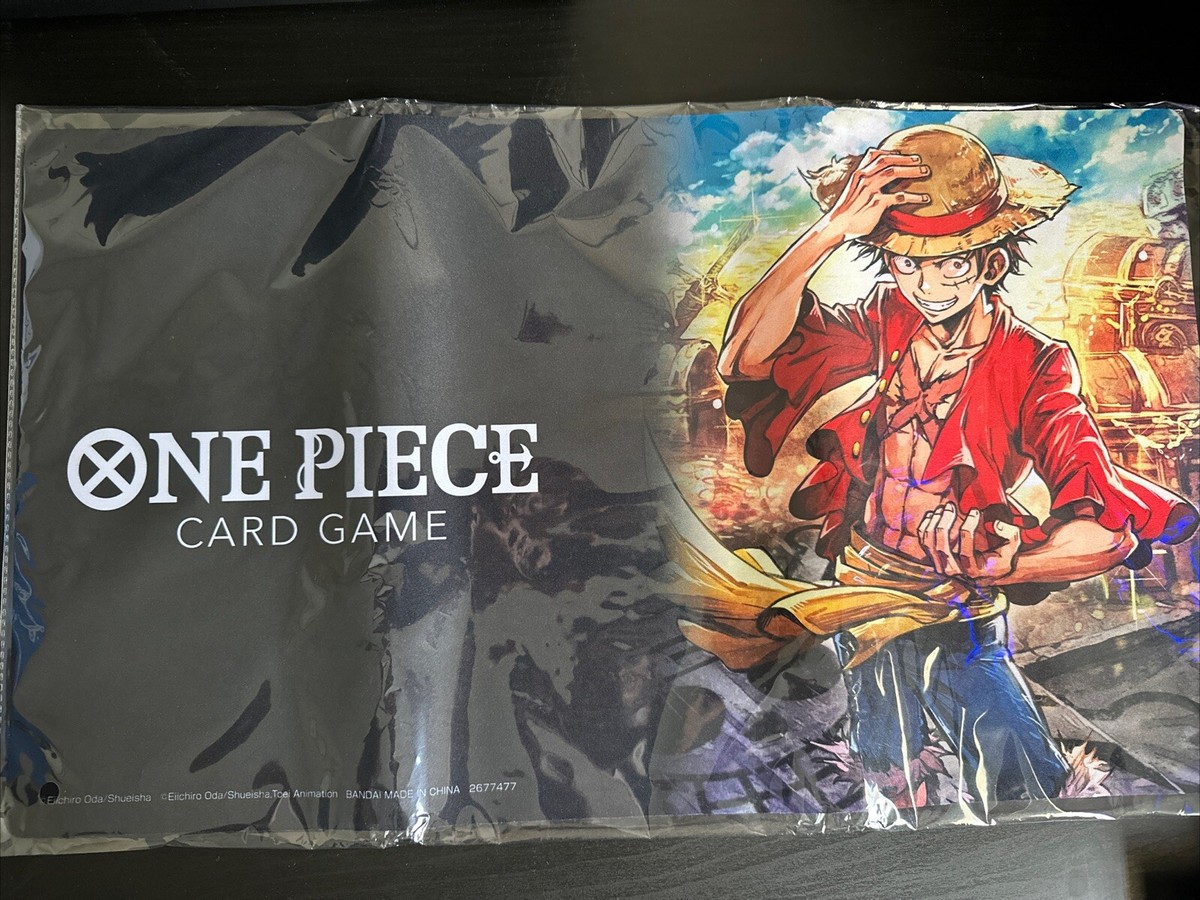 one piece card game playmat and storage box set One Piece Card Game: Playmat and Storage Box Set - Monkey D. Luffy
