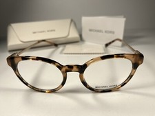    New Michael Kors MK 4048 Kea 3155 Peach Tortoise Round Eyeglasses Frames