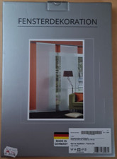 Fensterdekoration, Schiebevorhang, rot, Höhe 245 cm, Breite 60 cm