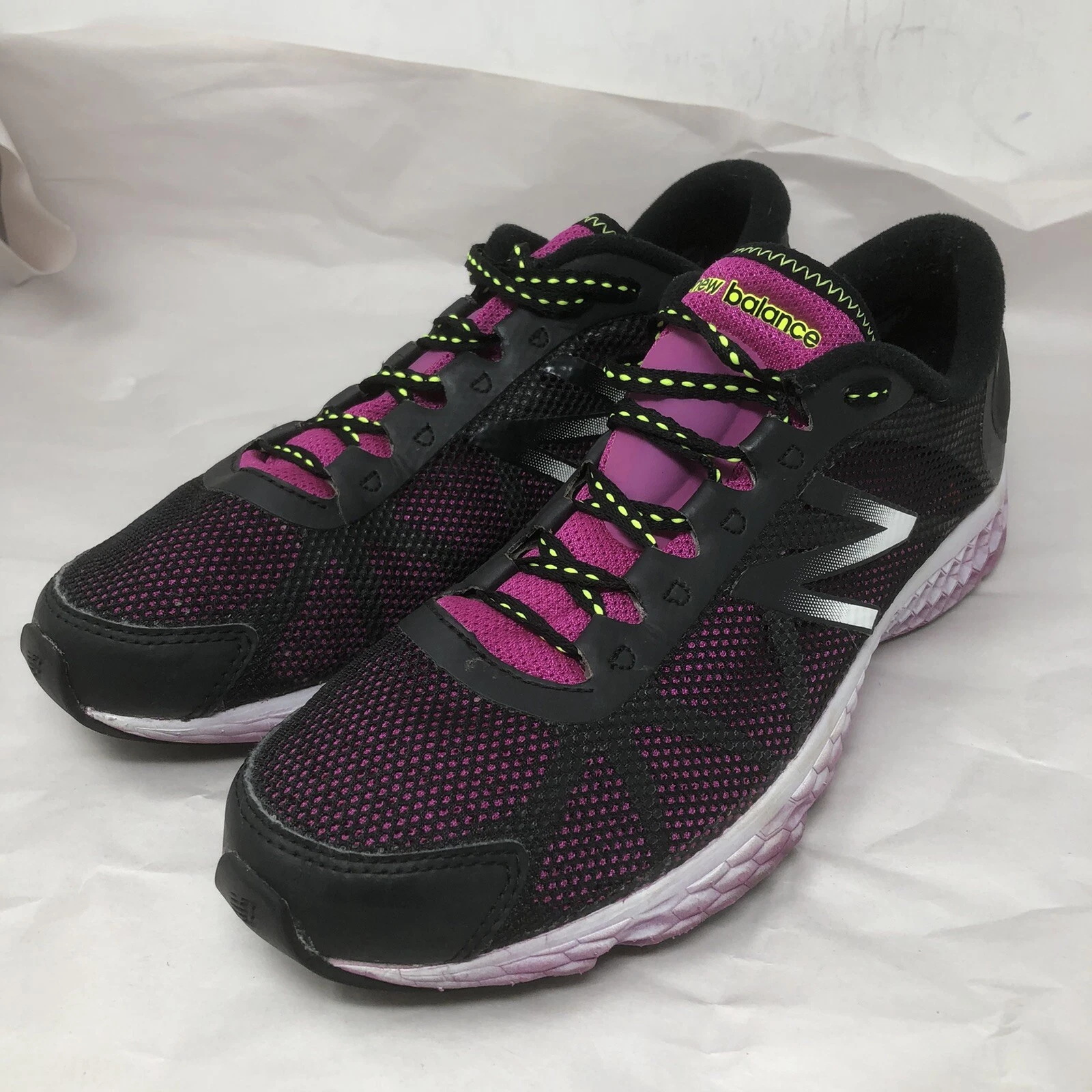 New Balance Nero Viola Running Sneakers Scarpe da Allenamento Donna 11 B Made In USA