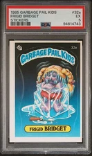 PSA 5 Frigid Bridget Stickers #32a 1985 Garbage Pail Kids Stickers 94614743