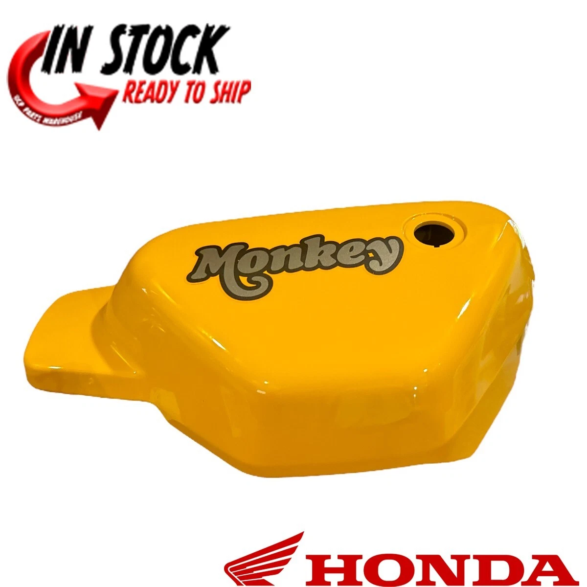 HONDA LEFT UPPER SIDE COVER 2022-2024 MONKEY Z125 BANANA YELLOW