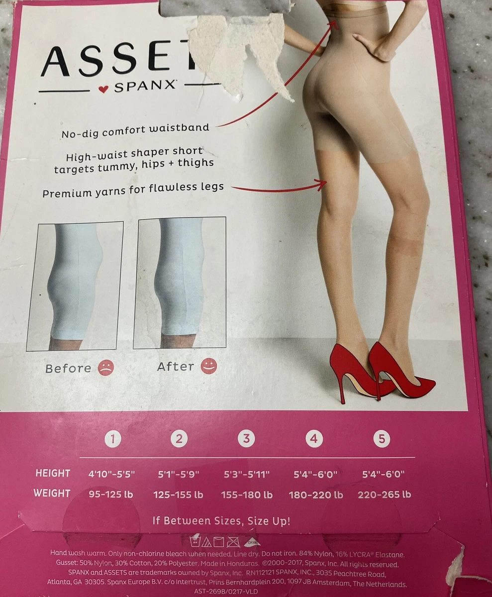 Assets high top waist shaping sheers