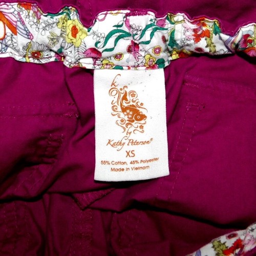 Scrub XS Top Pant LOT Koi Cargo Pants Magenta & Vera Bradley Paisley Top - Picture 9 of 10