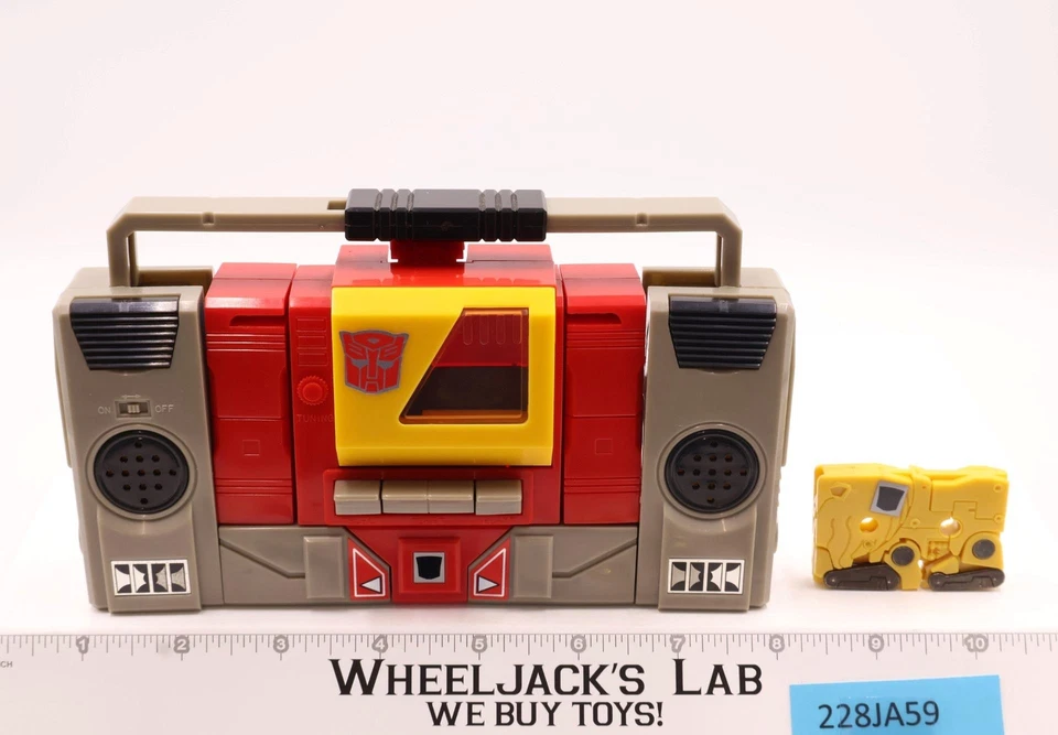 Blaster & Steeljaw 100% Completo Takara Reedición 21 G1 Transformers 2006 ABIERTO Foto 3 de 4