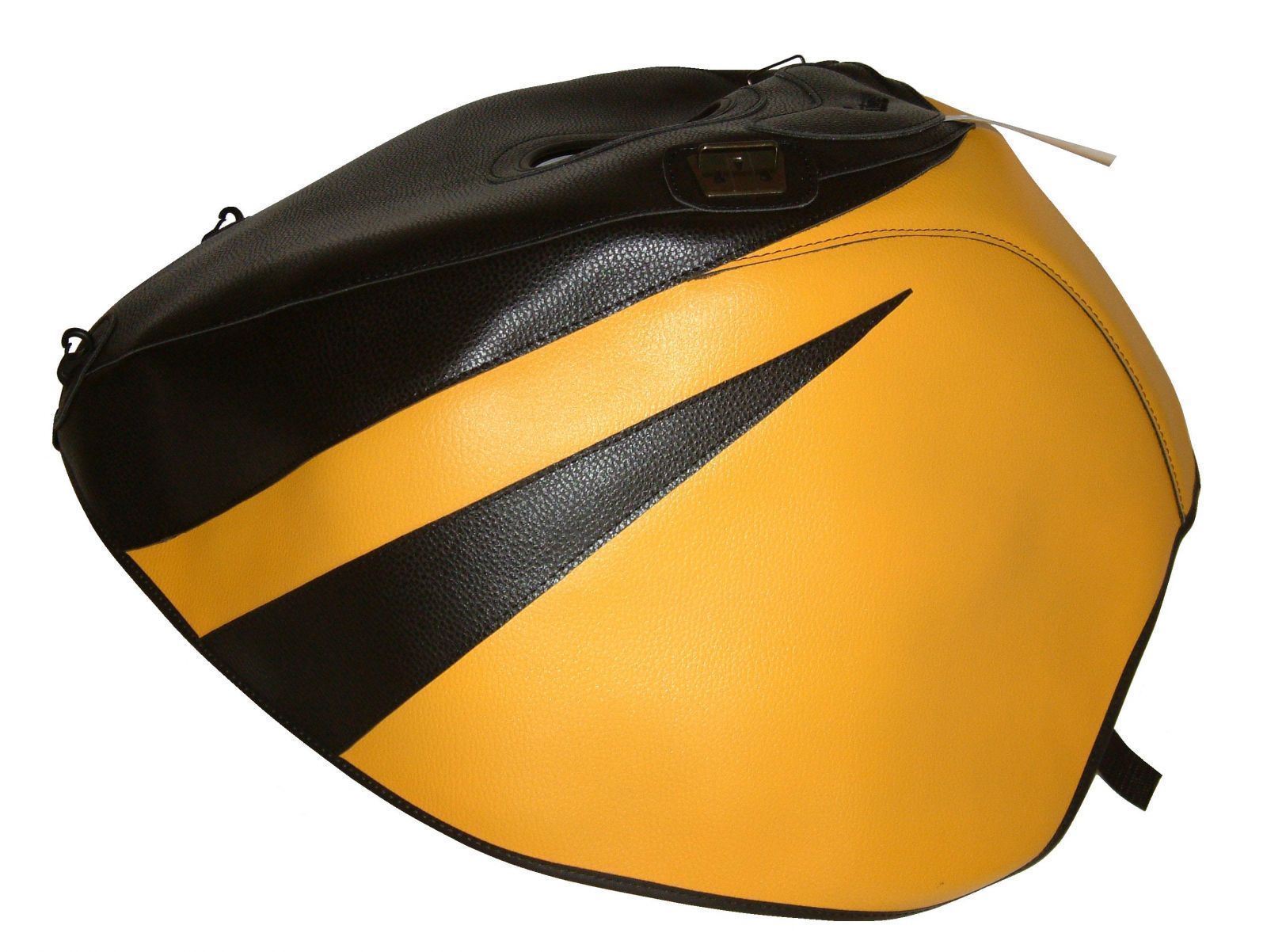 Housse de réservoir GSXR 750 Suzuki 2001-2002 Top Sellerie jaune noir pour balade et circuit