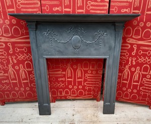 Victorian Cast Iron Fire Suround Perfect Log Burner Surround Ebay
