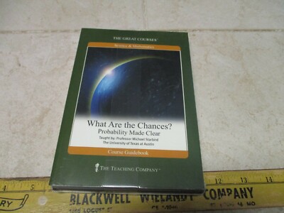Great Courses What Are the Chances Probability Made Clear DVD Guidebook NEW