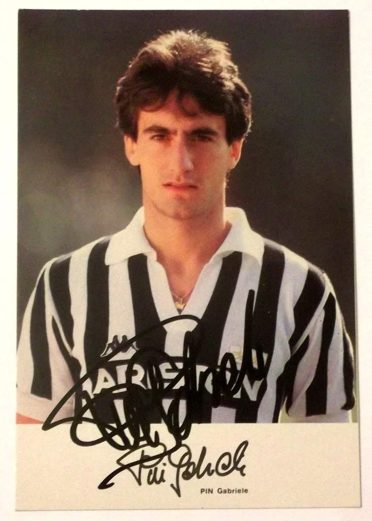 Cardboard Hurrah Juventus - Gabriel Pin Signed Original | eBay